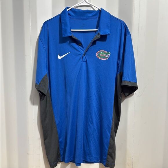 Nike Men's Blue Polo Shirt Florida Gators - Picture 1 of 3